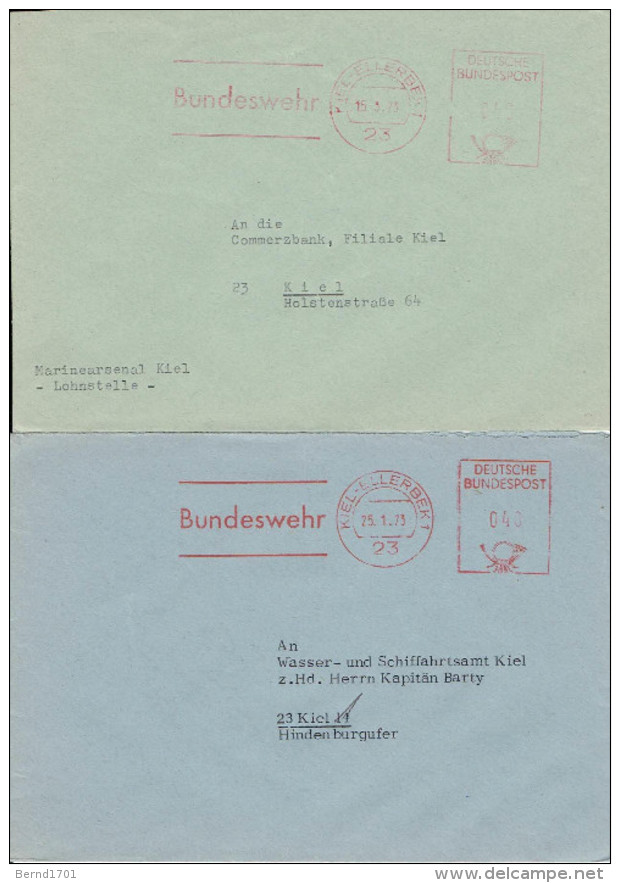 Germany - Umschläge Echt Gelaufen / Covers Used # Bundeswehr (N948)- - Militaria