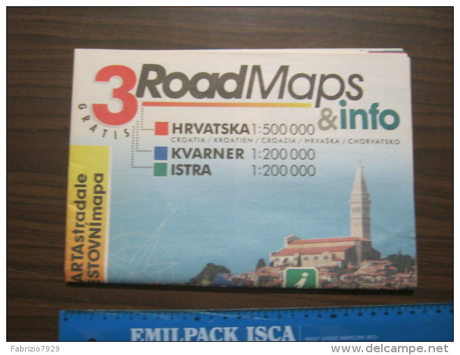 Z4 LIBRETTO MAPPA MAP STRADALE CROAZIA HRVATSKA 2008 - Carte Stradali