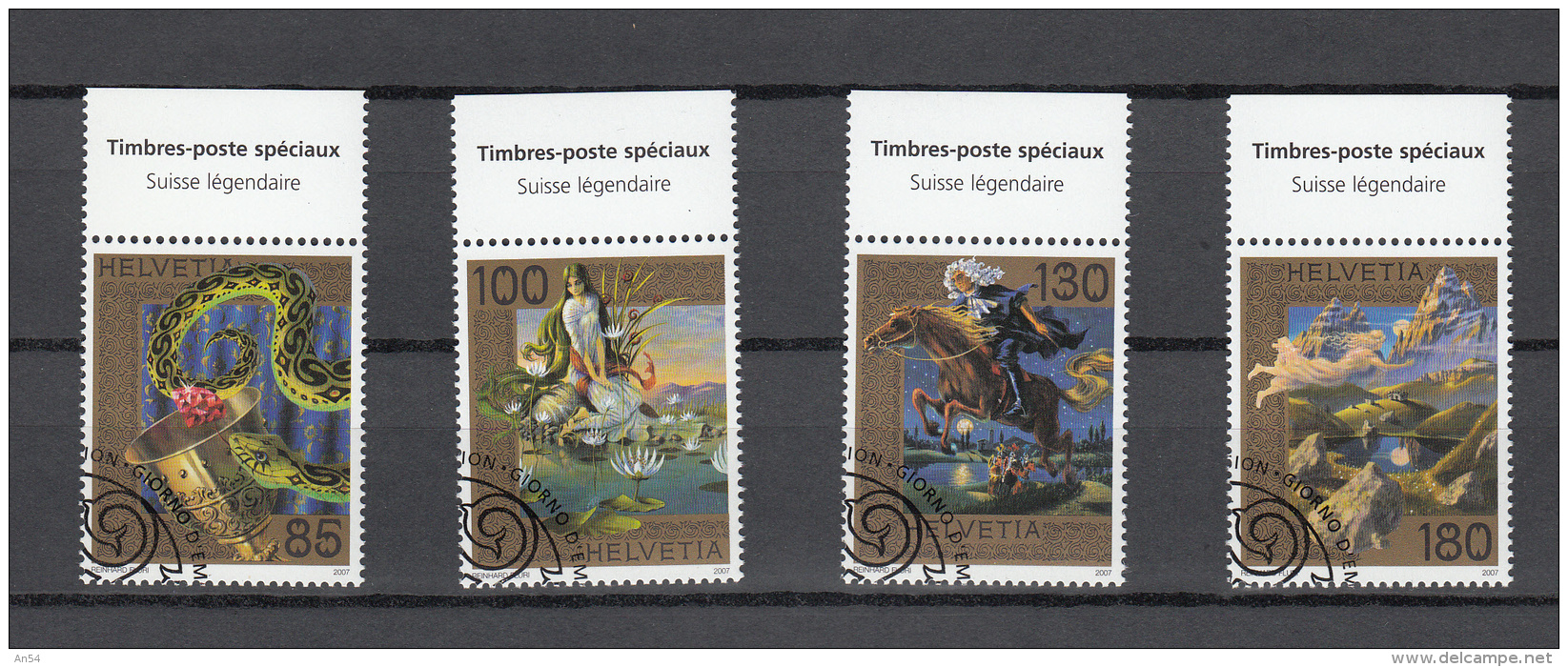 2007      N° 1222 à 1225     OBLITERES - Used Stamps