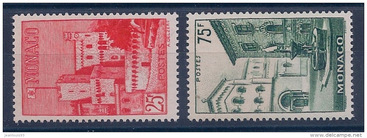MONACO - 397/398  PAIRE N** LUXE MNH - Unused Stamps