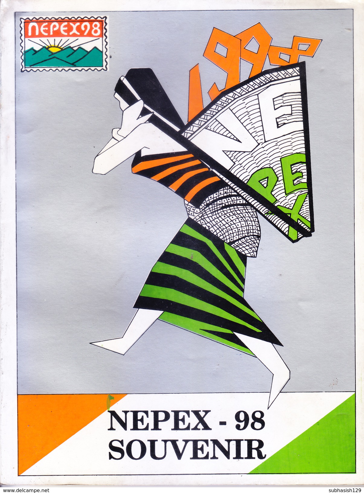 INDIA PHILATELIC LITERATURE - NEPEX 98 SOUVENIR - UNUSED / NEW - ORIGINAL PUBLICATION, NOT A REPRINT - Libri Sulle Collezioni