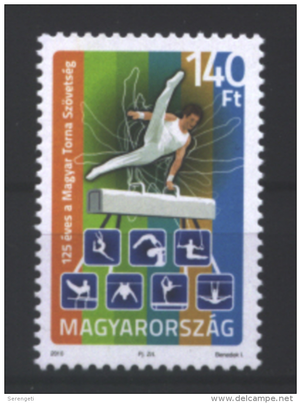 Ungarn '125 J. Ungarischer Turnverband' / Hungary '125th Ann. Of Hungarian Gymnastics Federation' **/MNH 2010 - Gymnastik