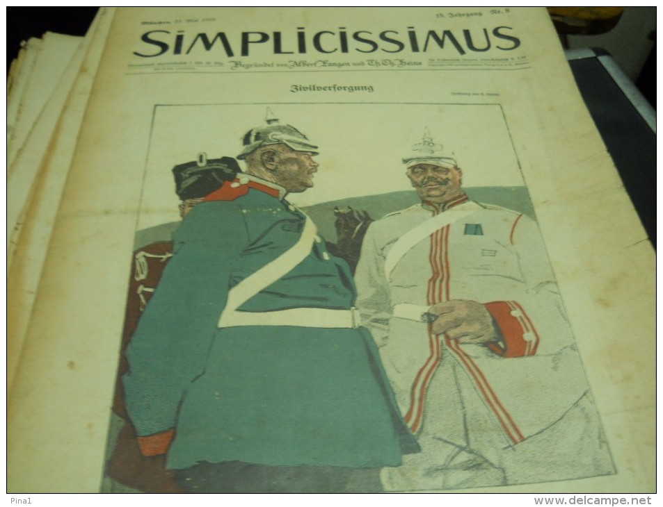 23 MAI  1010    -  SIMPICISSIMUS  1910 - Altri & Non Classificati