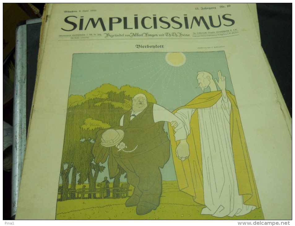 6 JUNI    -  SIMPICISSIMUS  -1910 - Altri & Non Classificati