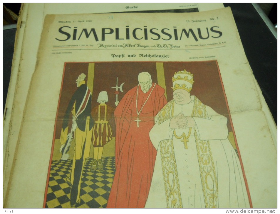 11 APRIL    -  SIMPICISSIMUS  -1910 - Altri & Non Classificati