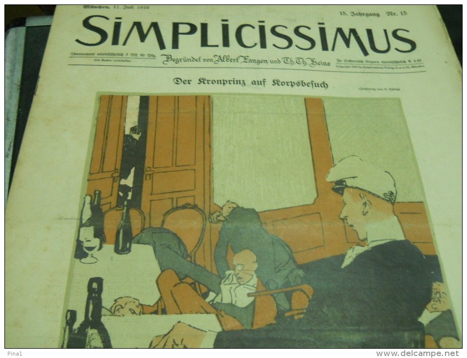 11 JULI  -  SIMPICISSIMUS -1010 - Altri & Non Classificati