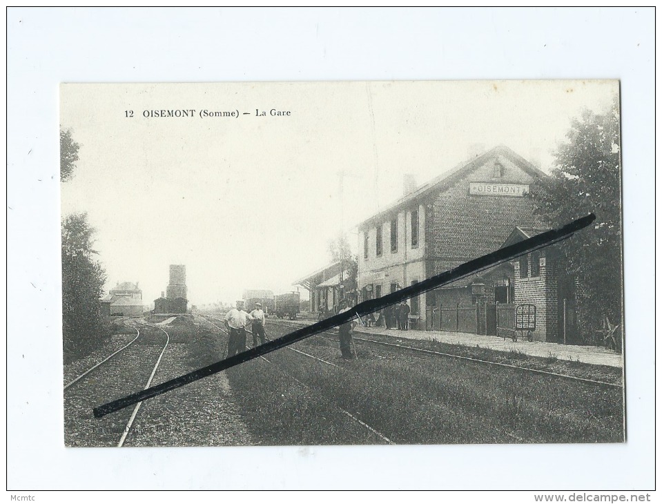 CPA - Oisemont  - La Gare - Oisemont