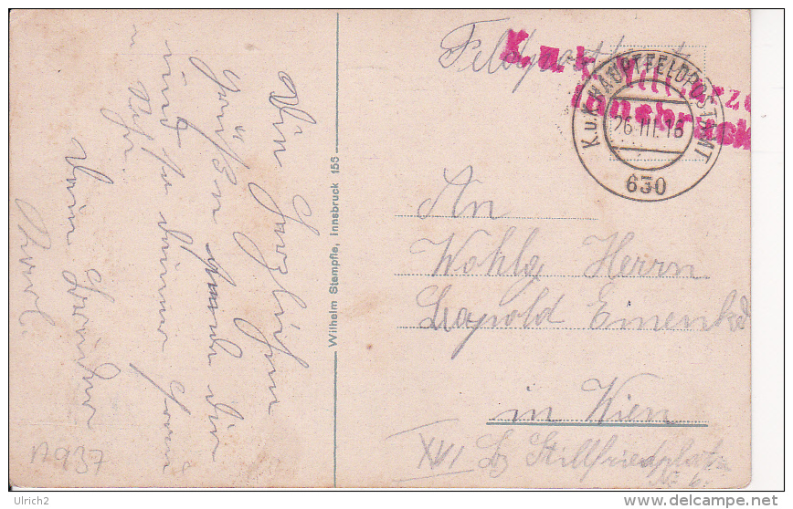 AK Innsbruck - So Dunkt's Mi Fein - K.u.k. Feldpost - 1916  (25345) - Innsbruck