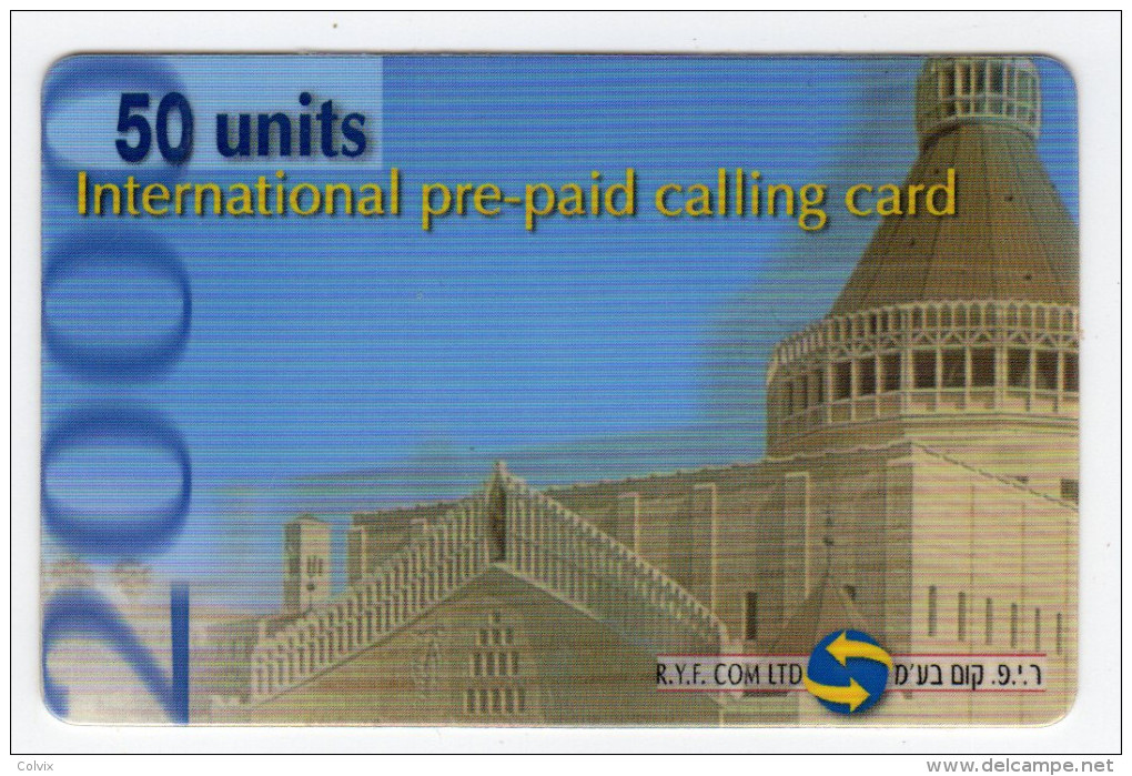 ISRAEL International Prepaid Calling Card 50U Date 2001 - Israel