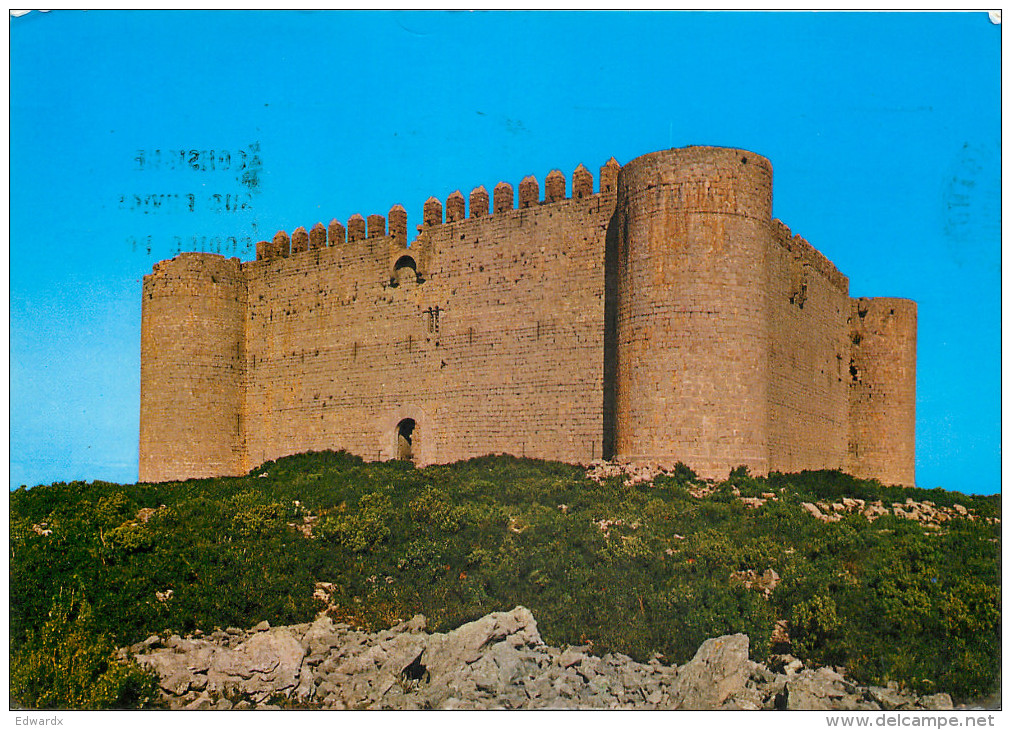 Castle, Torroella De Montgri, Spain Postcard Posted 1986 Stamp - Gerona