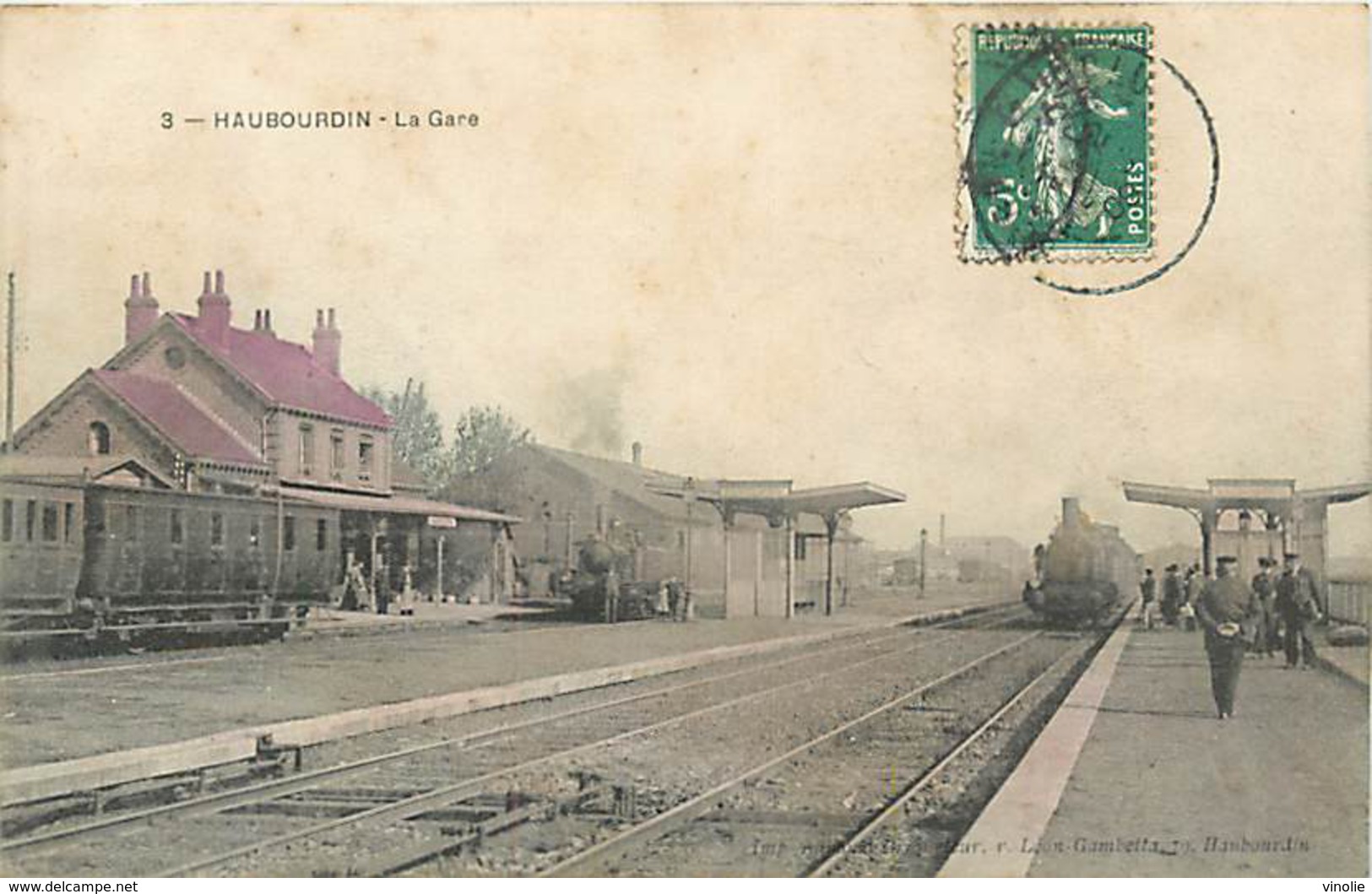 N-16 1882 : HAUBOURDIN LA GARE - Haubourdin