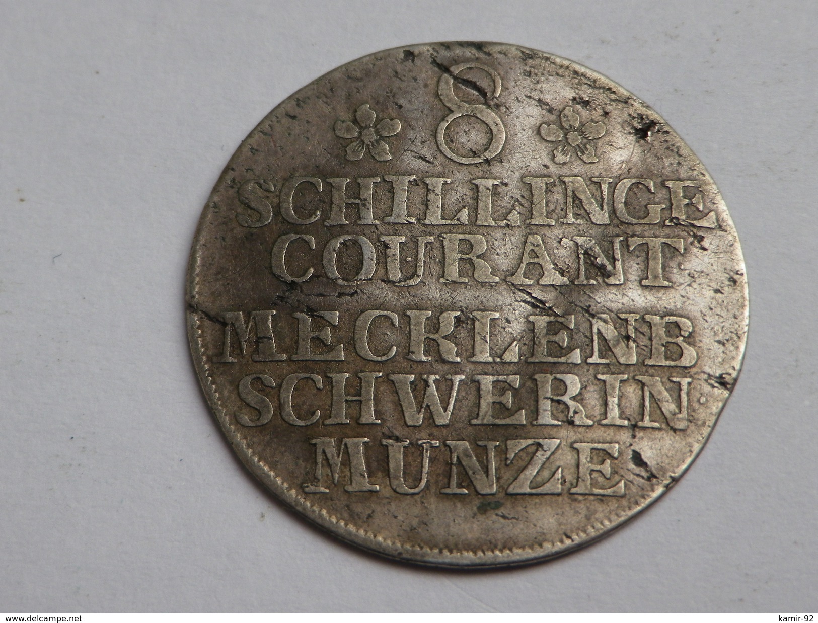 Allemagne Mecklenburg Schwerin  8 Schilling Courant 1764  -  KM 207 -FRIEDRICH II  Argent 0.6250 - Petites Monnaies & Autres Subdivisions