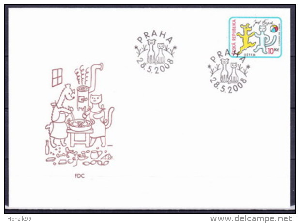 Tchéque République 2008 Mi 560, Envelope Premier Jour (FDC) - FDC