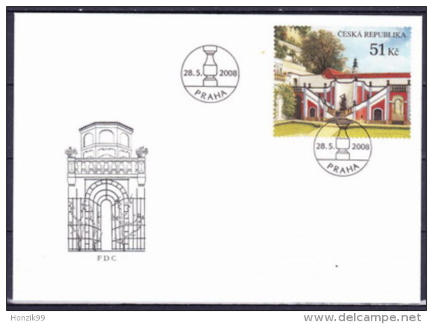 Tchéque République 2008 Mi 561 - Bl.29 - Timbre, Envelope Premier Jour (FDC) - FDC