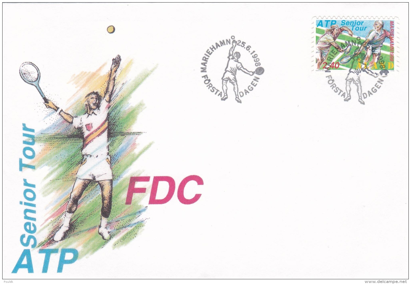 Aland FDC 1998 ATP Tennis (G14-25) - Aland