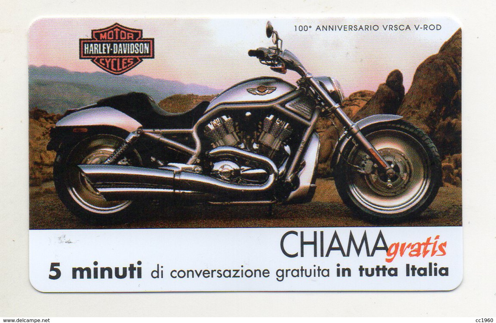 Scheda Telefonica " Chiama Gratis " Harley Davidson Catania -  Nuova - Vedi Descrizione - (FDC1173) - GSM-Kaarten, Aanvulling & Voorafbetaald