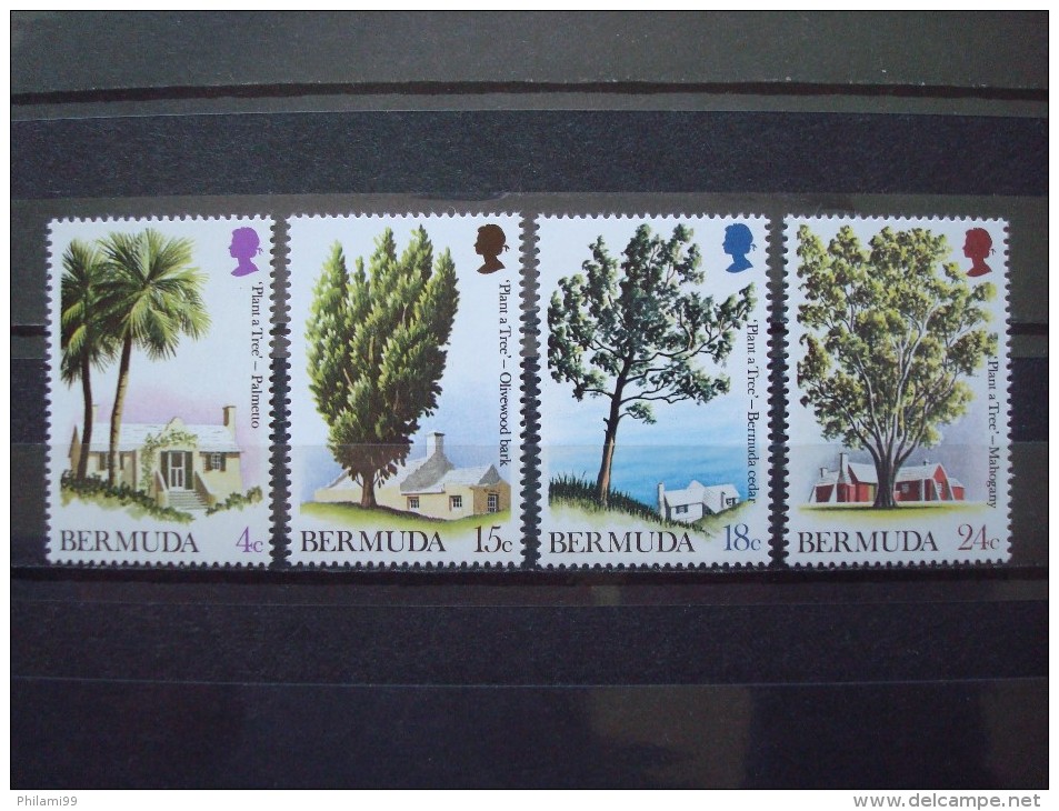 BERMUDA 1973 / TREES / MNH ** / Architecture - Bermuda