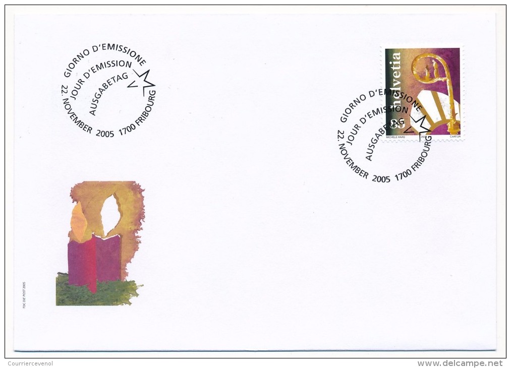 SUISSE -  FDC 2005 - Nativité - 2 Enveloppes ( 2 Séries) - FDC