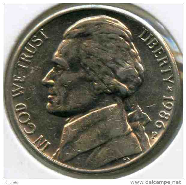 Etats-Unis USA 5 Cents 1986 P KM A192 - 1938-…: Jefferson