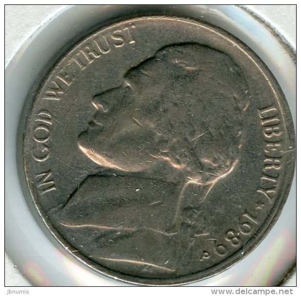 Etats-Unis USA 5 Cents 1989 P KM A192 - 1938-…: Jefferson
