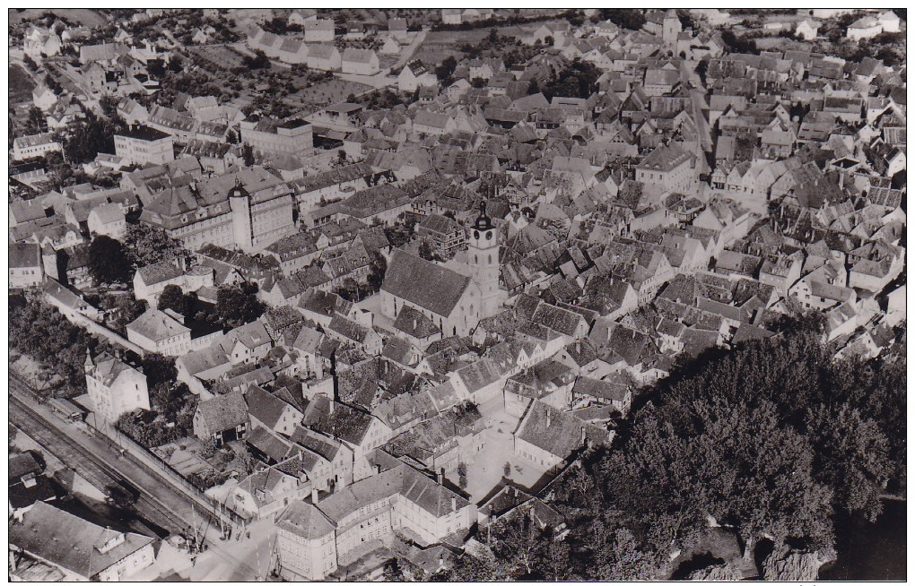 Ak Neustadt An Der Aisch, Luftbild, Selten - Bad Windsheim