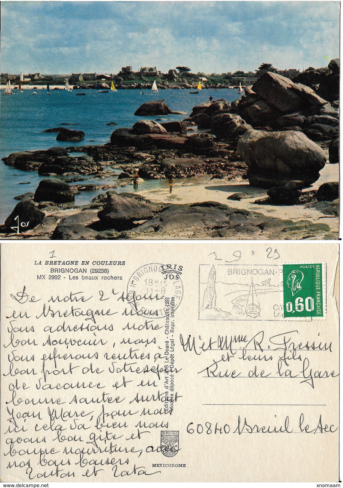 29 - Brignogan - Les Beaux Rochers - Brignogan-Plage