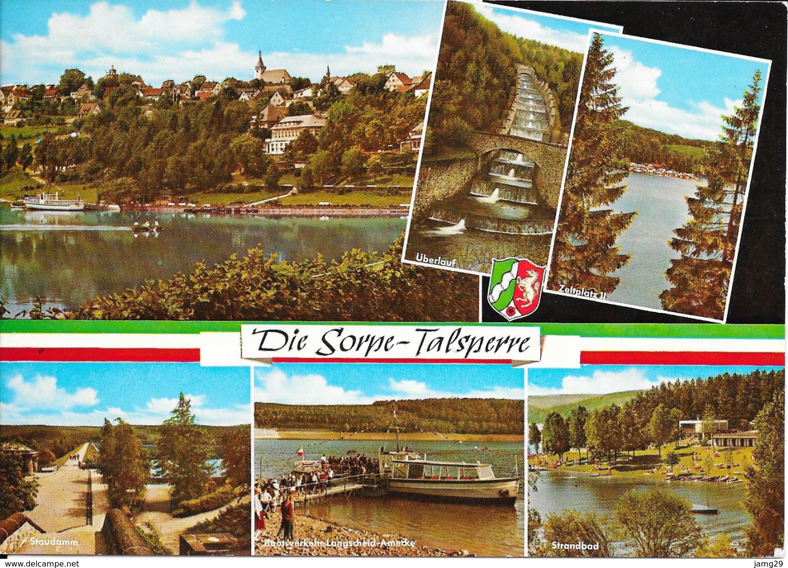 Duitsland/Deutschland, Die Sorpe-Talsperre, 1975 - Menden