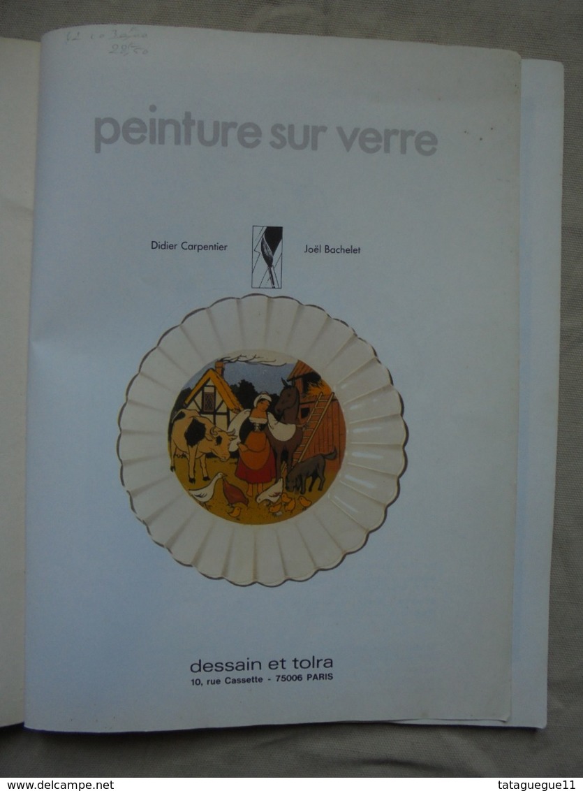 Ancien - Livre "Peinture Sur Verre" MANUPRESSE - 1980 - Autres & Non Classés