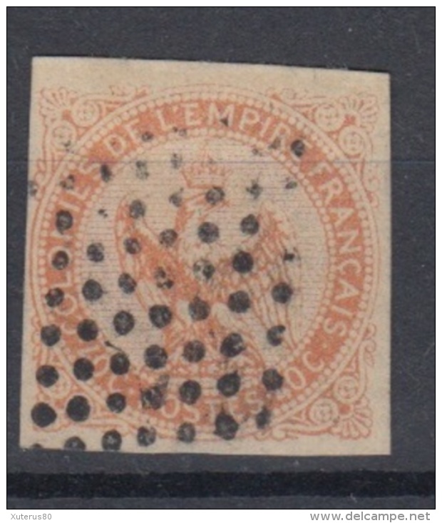 #108# COLONIES GENERALES N° 5 Oblitéré Losange 81 Points De Pondichéry (Inde) - Aquila Imperiale