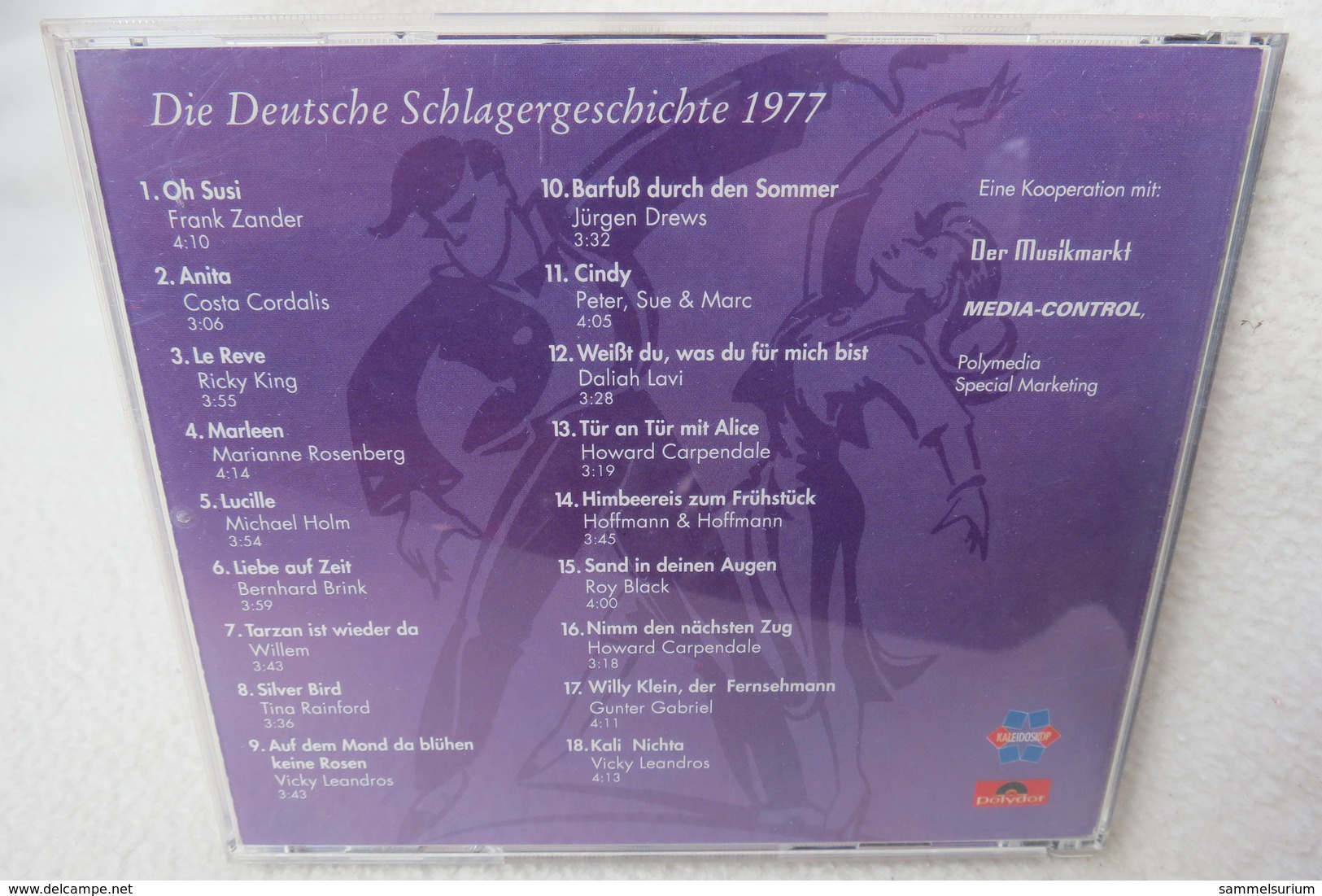 CD "Die Deutsche Schlagergeschichte 1977" Authentische Tondokumentation Erfolgreicher Dtsch. Titel Im Original 1959-1989 - Sonstige - Deutsche Musik