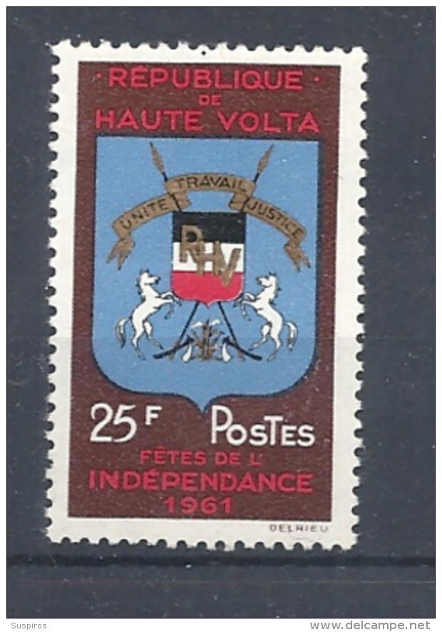 ALTO VOLTA  1961 The 1st Anniversary Of Independence ** MNH - Alto Volta (1958-1984)