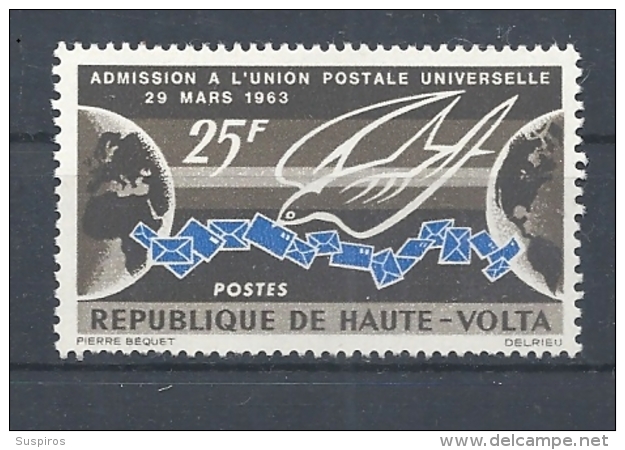 ALTO VOLTA   1964 The 1st Anniversary Of Admission To U.P.U.        MNH - Opper-Volta (1958-1984)