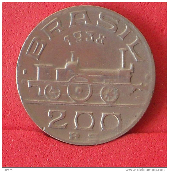 BRAZIL 200 REIS 1938 -    KM# 537 - (Nº16578) - Brasilien