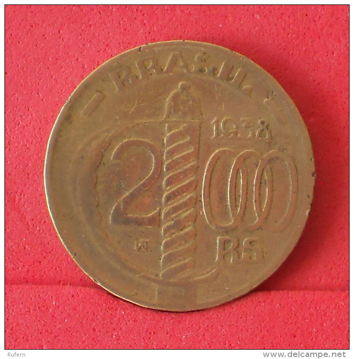 BRAZIL 2000 REIS 1938 -    KM# 542 - (Nº16582) - Brazil