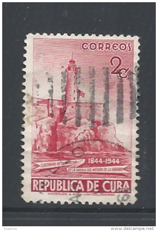 CUBA   1949 The 100th Anniversary Of The El Morro Lighthouse     USED - Gebruikt