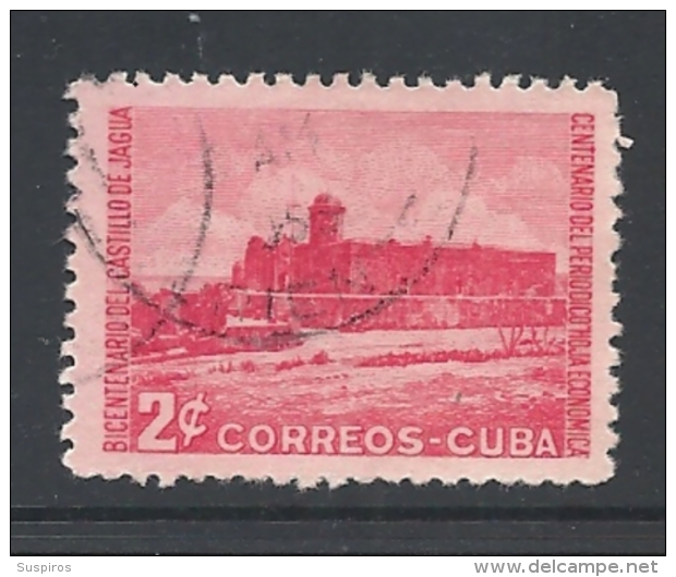 CUBA   949 The 100th Anniversary Of The Newspaper "Hoja Economica" And The 200th Anniversary Of The Jagua Fortr     USED - Gebruikt