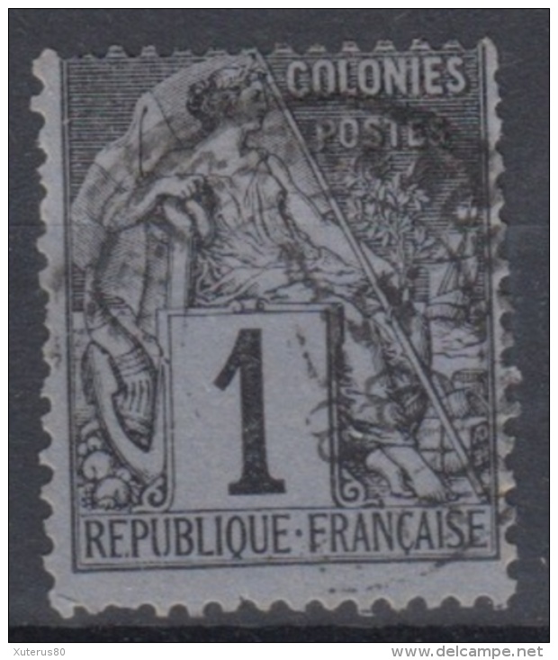 #108# COLONIES GENERALES N° 46 Oblitéré Fort-de-France (Martinique) - Alphée Dubois