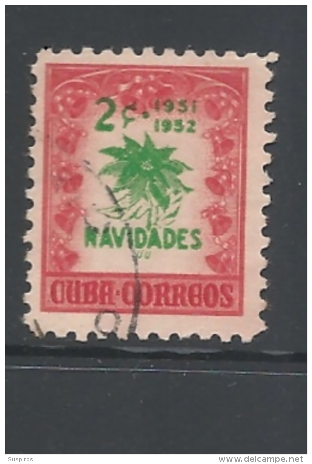 CUBA   -  1951 Christmas Greetings    USED - Oblitérés