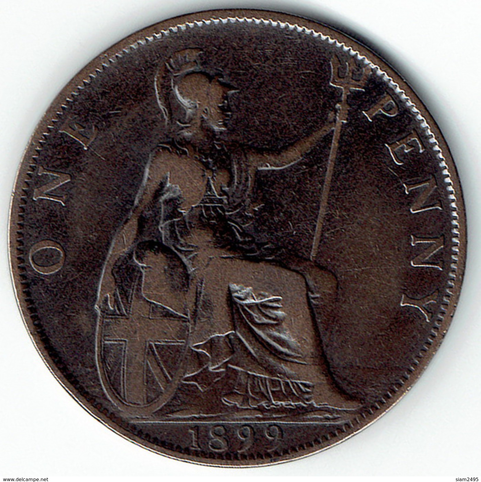 Great Britain, One Penny 1899.. - Autres & Non Classés