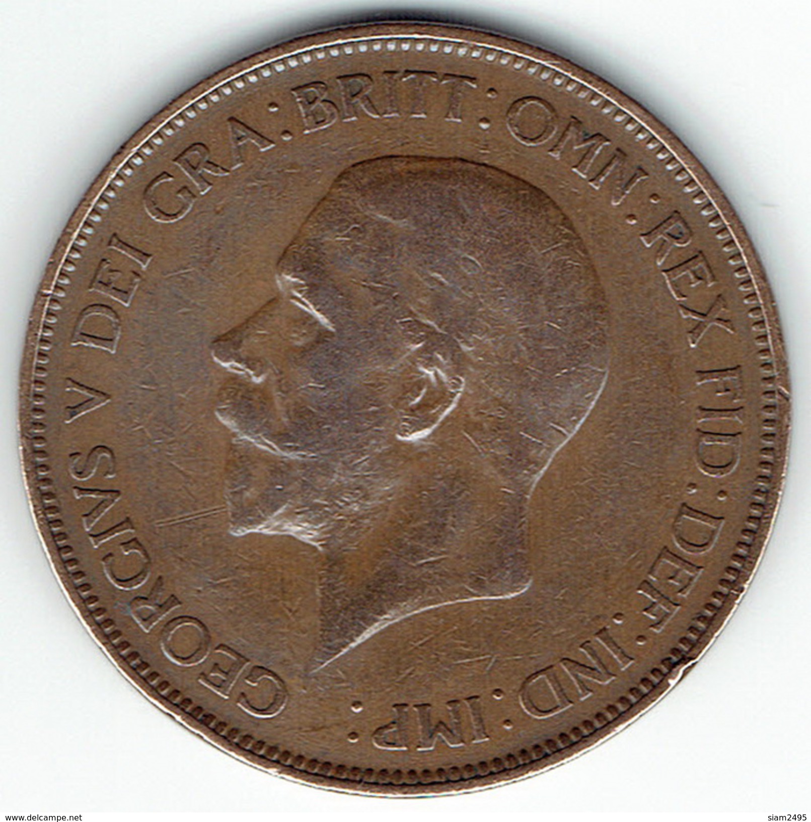 Great Britain, One Penny 1929 - Andere & Zonder Classificatie