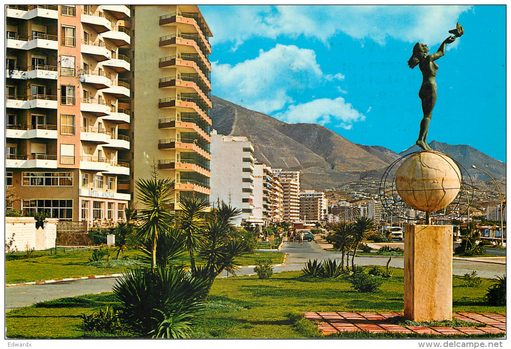 Santa Fe De Los Boliches, Spain Postcard Posted 1980 Stamp - Málaga