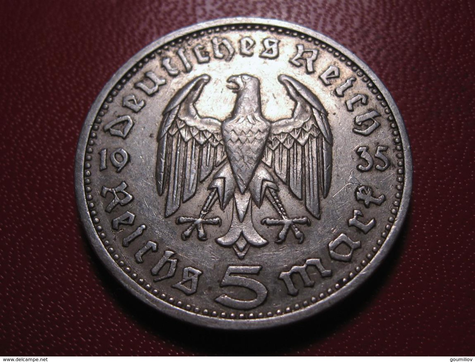 Allemagne - 5 Mark 1935 E 0457 - 5 Reichsmark