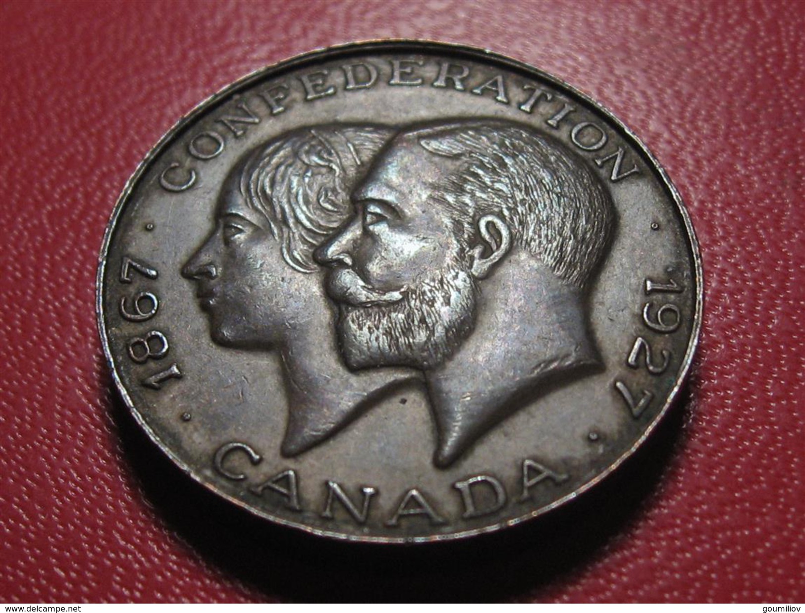 Canada - médaille de la confederation 1867-1927 - Superbe 0396