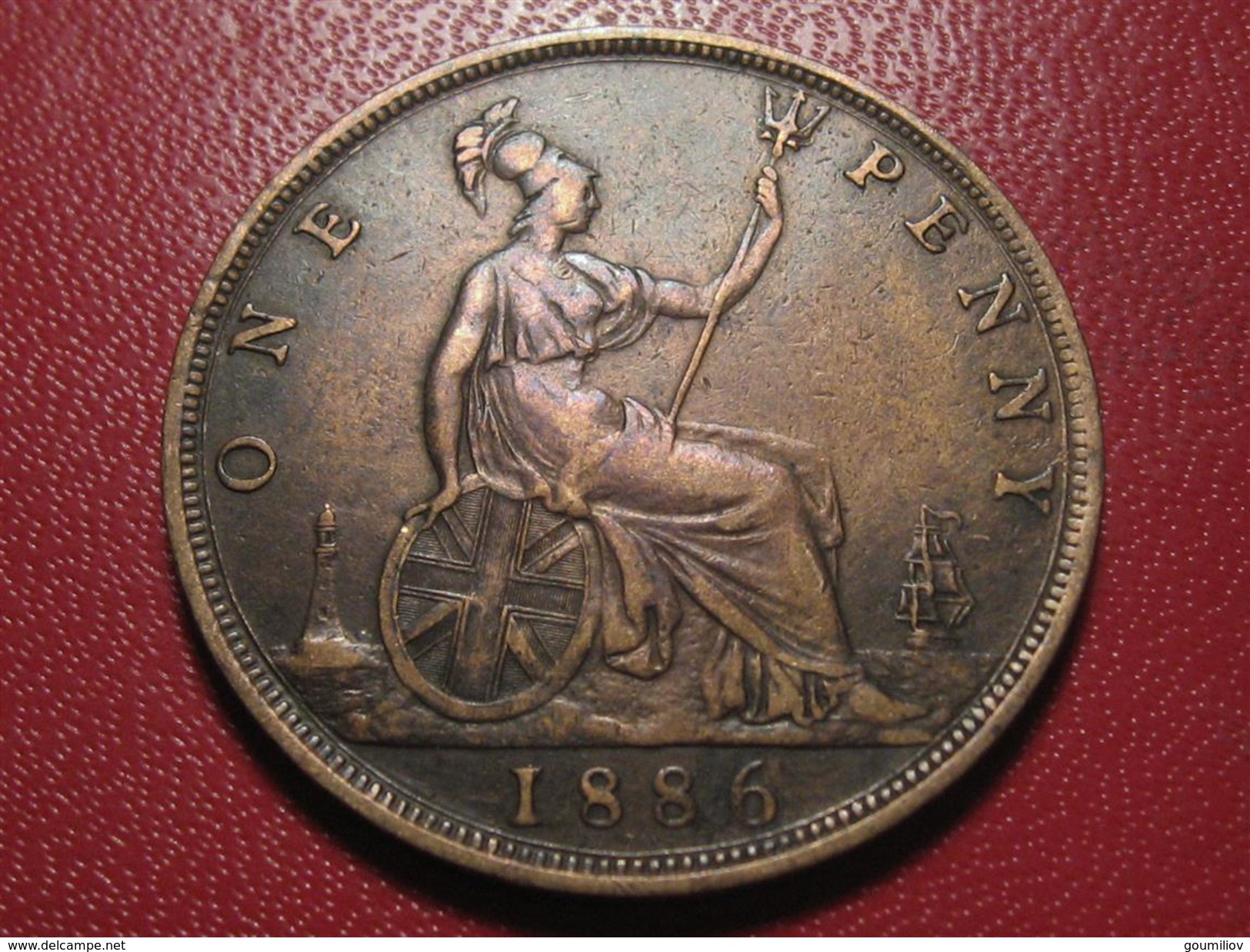 Grande Bretagne - One Penny Victoria 1886 0438 - D. 1 Penny