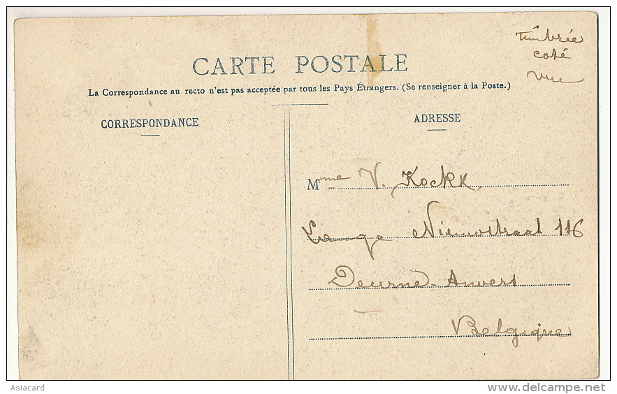 La  Reunion St Paul La Gare Collec. H.M. Bel Affranchissement 3 Timbres Vers Deurne Anvers Belgique - Saint Paul