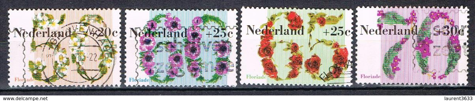 Floriades 82 Floralies N°1173 à 1176 - Oblitérés
