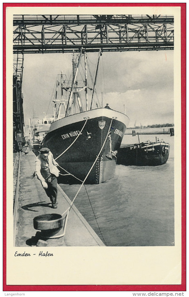 AK Emden (Hafen) ~ Um 1970 - Emden
