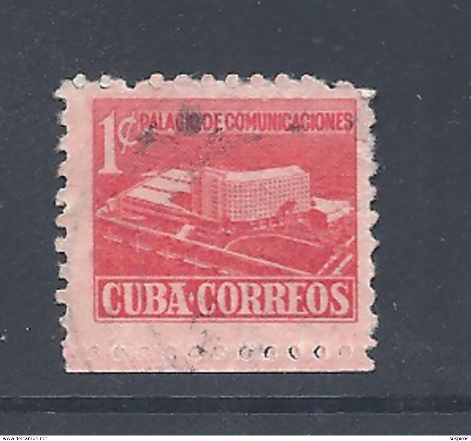 CUBA 1958  Edificio De Telecomunicaciones WM B Yvert #477       USED - Oblitérés