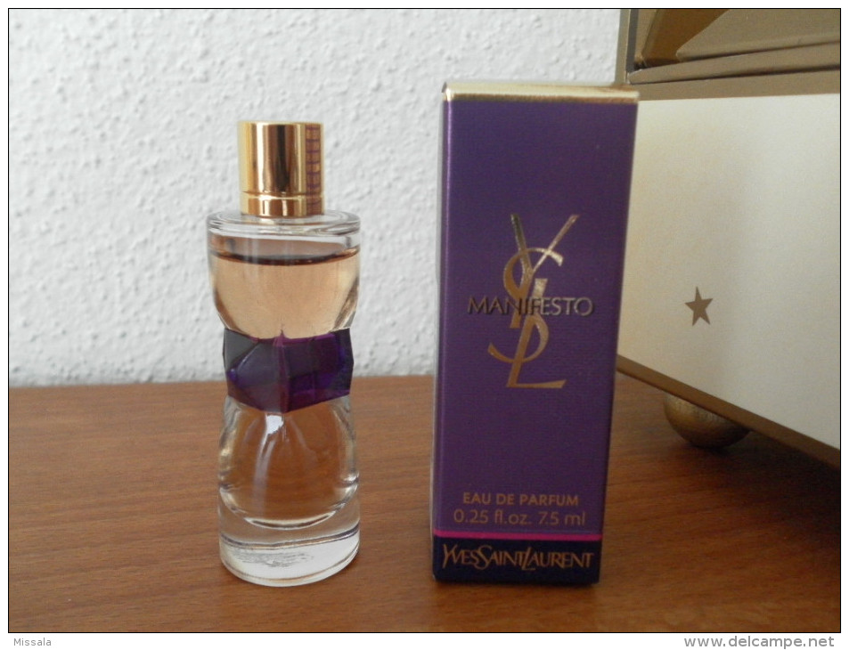 ACHAT IMMEDIAT;;;;MINIATURE MANIFESTO D´YVES SAINT-LAURENT 7,5 ML EAU DE PARFUM - Miniatures Femmes (avec Boite)