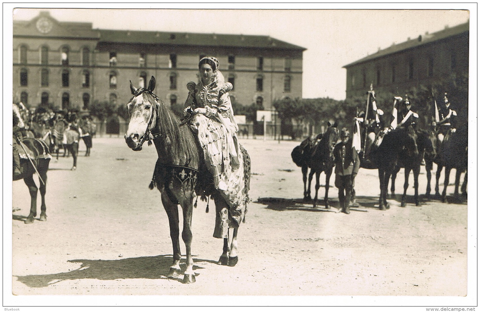 RB 1124 - 1928 Real Photo Postcard - Torino Turin Italy Esposizione - Carosello Storico 2 - Ausstellungen